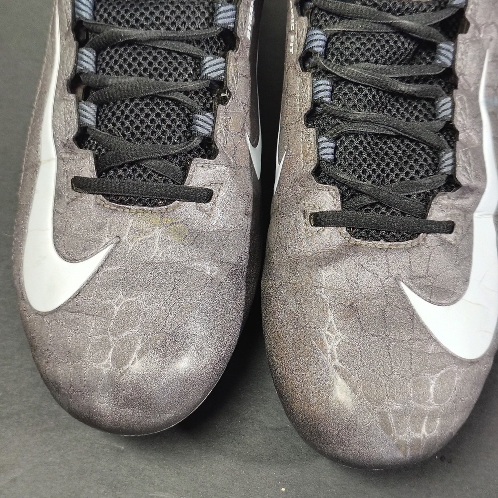 Nike Mens Alpha Pro 2 Mid TD Football Cleats 12 Black Silver 725227-010 Athletic - Picture 5 of 15